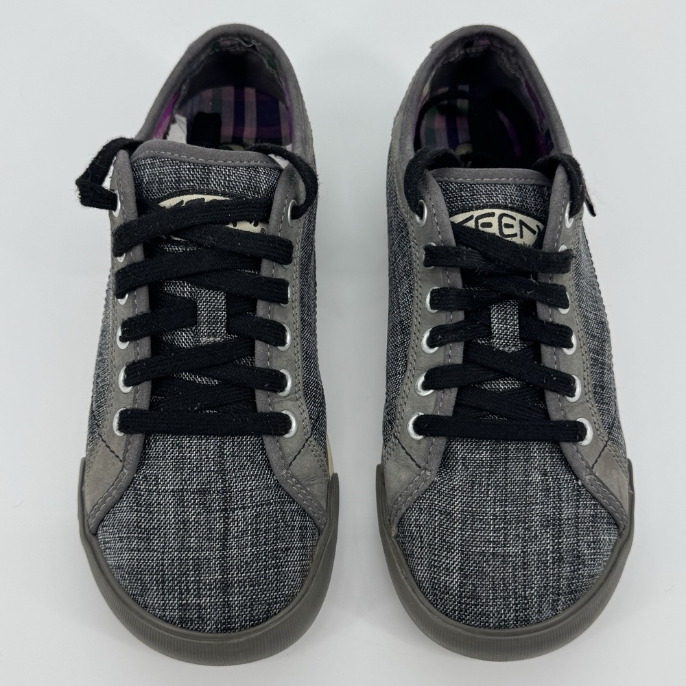 KEEN Arcata Sneakers Womens Size 8 Gray Denim Canvas Upper Lace Up Casual Travel - Picture 5 of 10